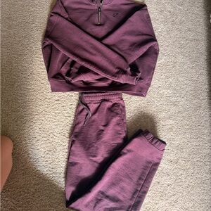 Gymshark Women's Purple Sweatpants & Joggers Set
